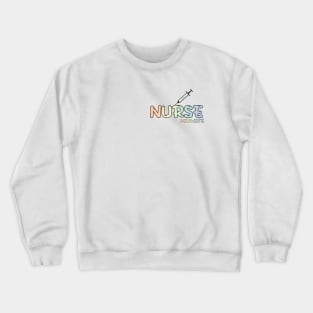 Nurse Midwife Rainbow Crewneck Sweatshirt